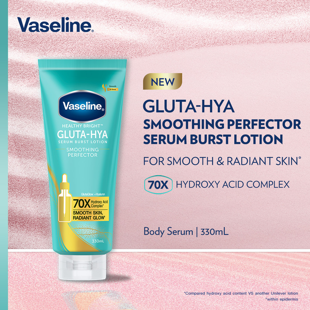 VASELINE GLUTA-HYA BODY SERUM SMOOTHING PERFECTOR 330ML