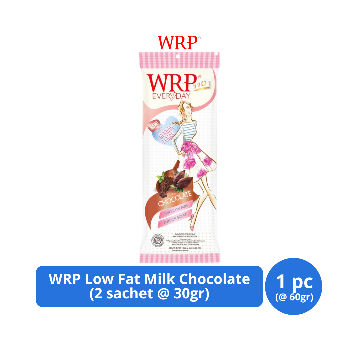 

WRP Low Fat Milk Chocolate 60gr (2s @ 30gr)