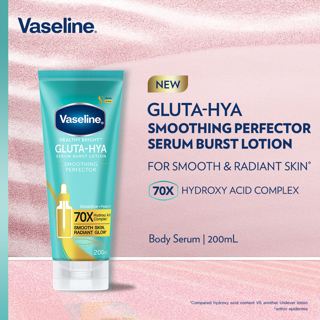 VASELINE GLUTA-HYA BODY SERUM SMOOTHING PERFECTOR 200ML