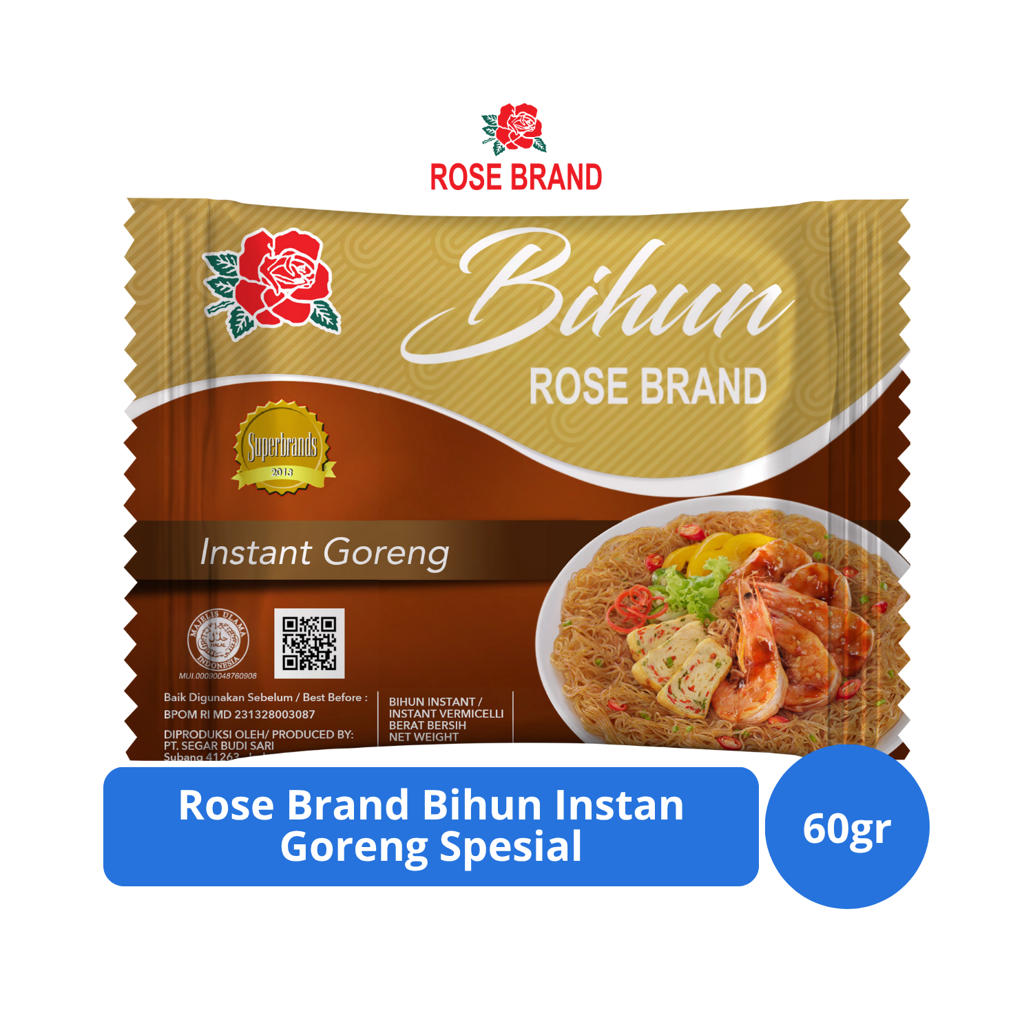

Rose Brand Bihun Instan Goreng Spesial 60gr