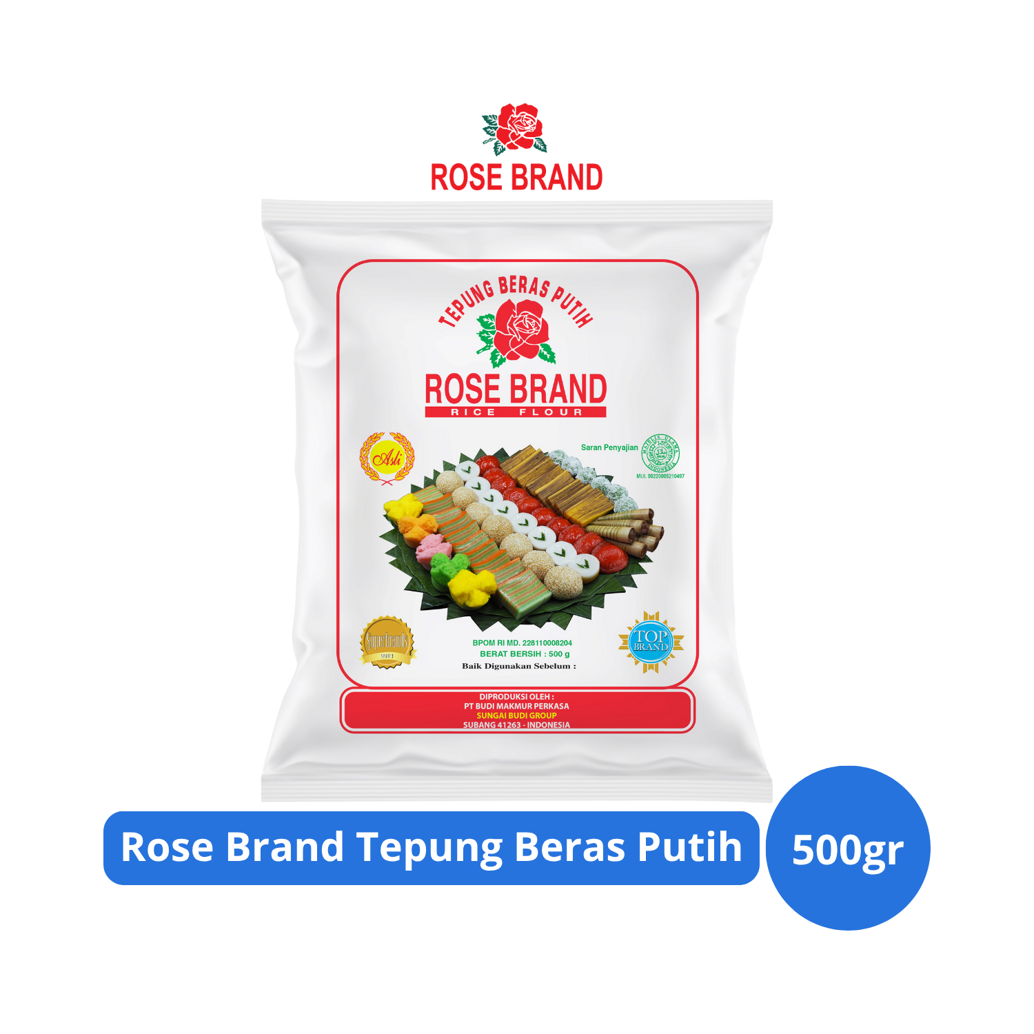 

Rose Brand Tepung Beras Putih 500gr