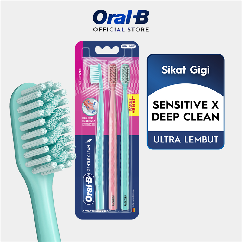 Oral B Sikat Gigi Sensitive-X 3s