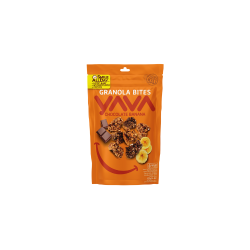 

YAVA Granola Bites Chocolate Banana 125g