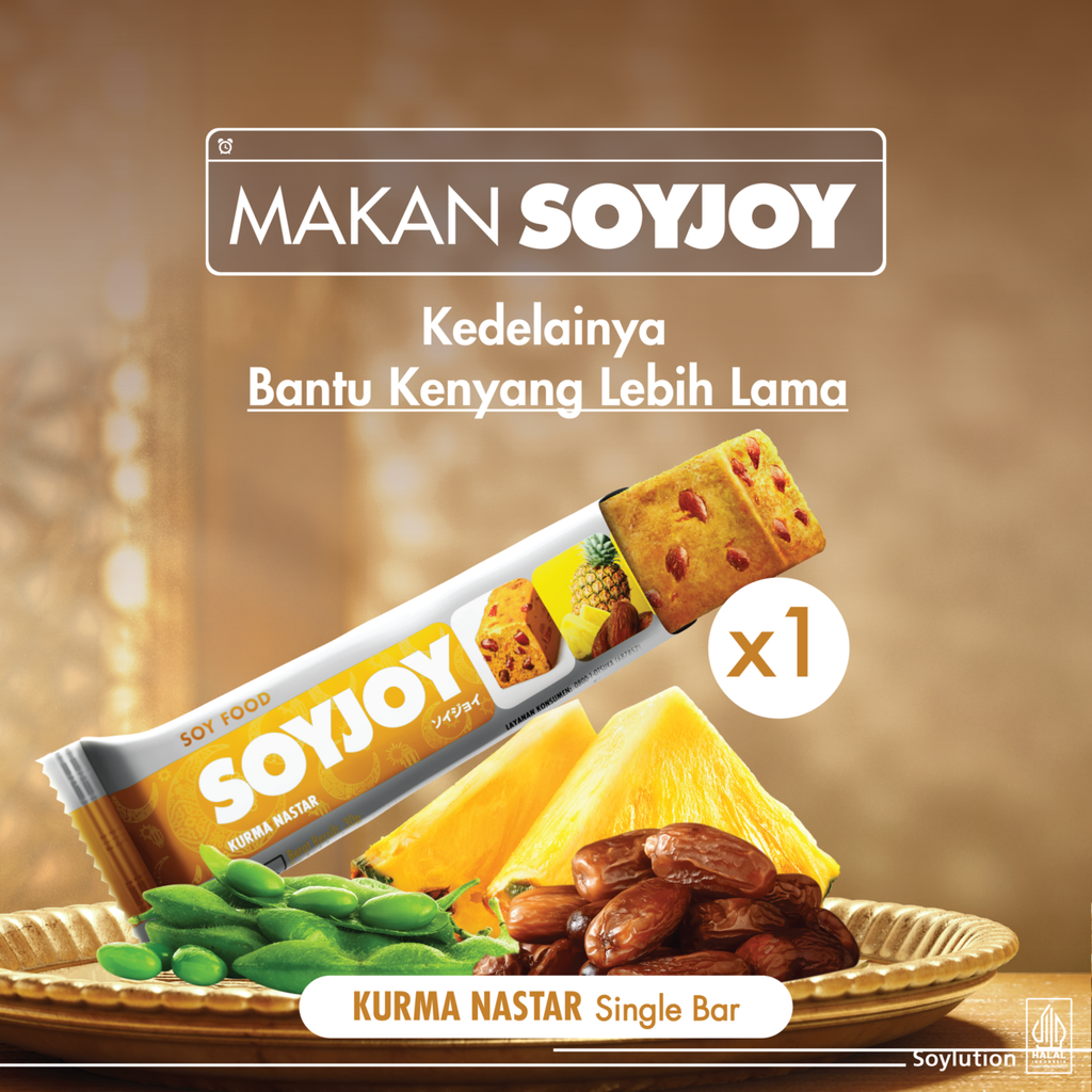 

SOYJOY Snack Bar Kedelai Kurma Nastar 30gr - Single