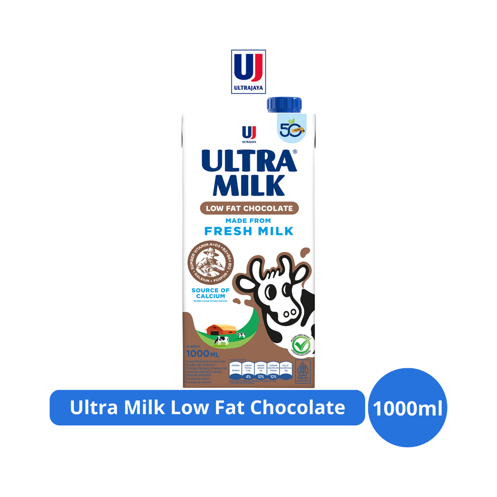 

Ultra Milk Low Fat Chocolate 1000ml