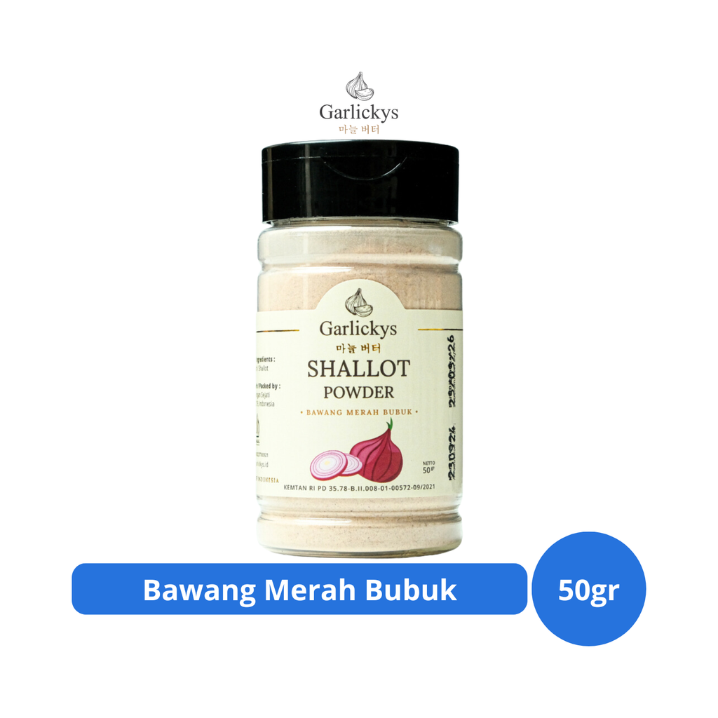 

GARLICKYS Bawang Merah Bubuk Premium Quality 50gr
