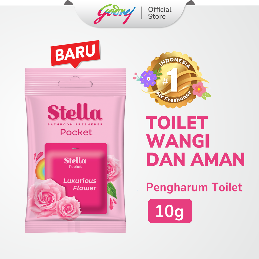 Stella Pocket Bathroom Luxurious Flower 10 Gr - Pengharum Pewangi Kamar Mandi