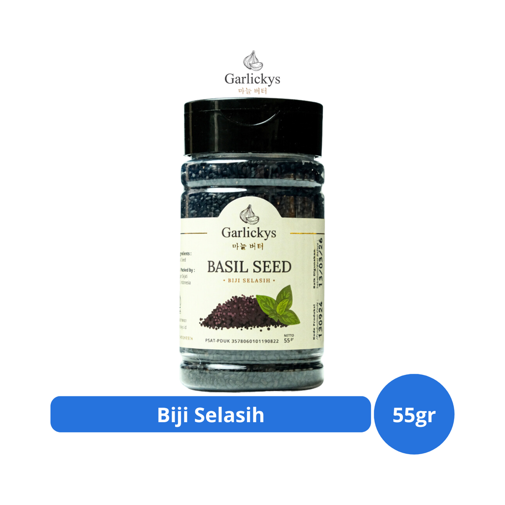 

GARLICKYS Biji Selasih Premium Quality 55gr