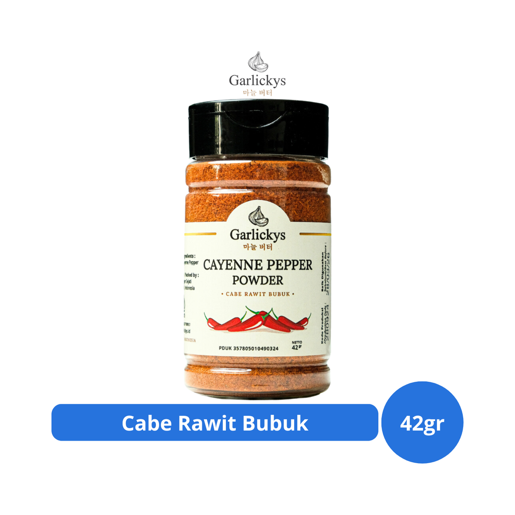 

GARLICKYS Cabe Rawit Bubuk Super Pedas Premium Quality 42gr