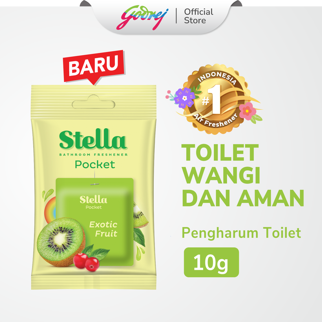 Stella Pocket Bathroom Exotic Fruits 10 Gr - Pengharum Pewangi Kamar Mandi