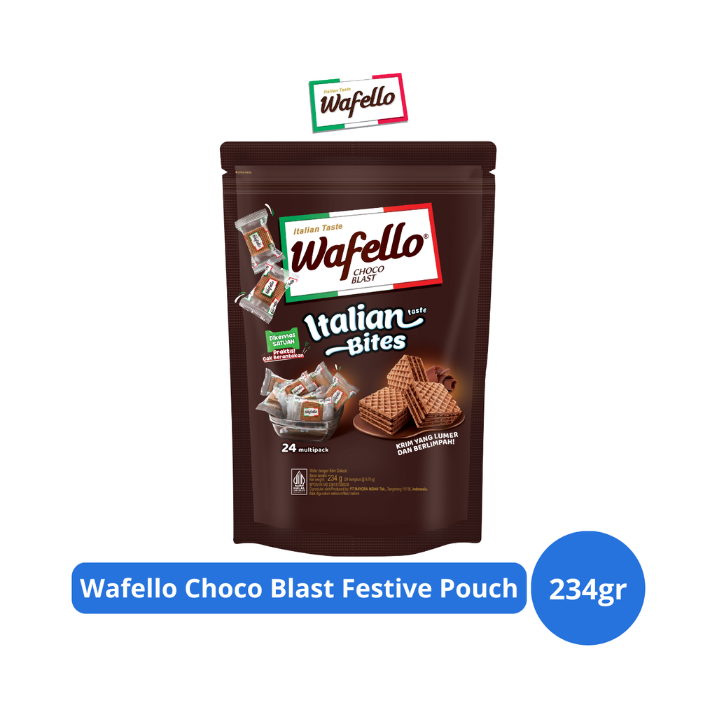 

Wafello Choco Blast Festive Pouch 234gr