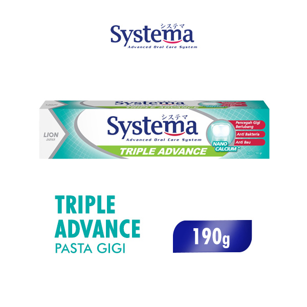 Systema Pasta Gigi Triple Advance Tube 190 gr