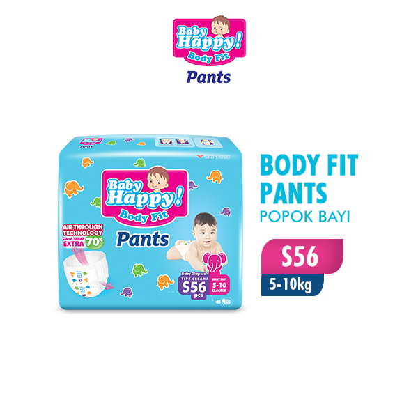Baby Happy Pants Popok Bayi Celana S 56