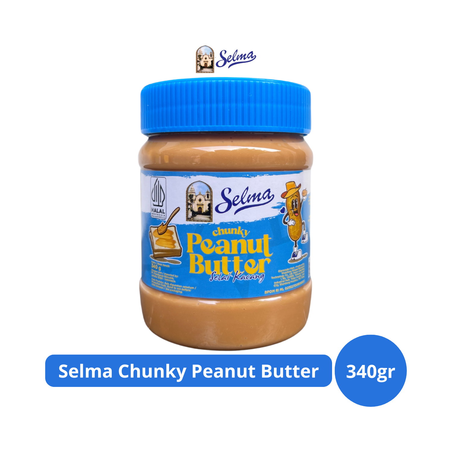 

Selma Chunky Peanut Butter 340gr