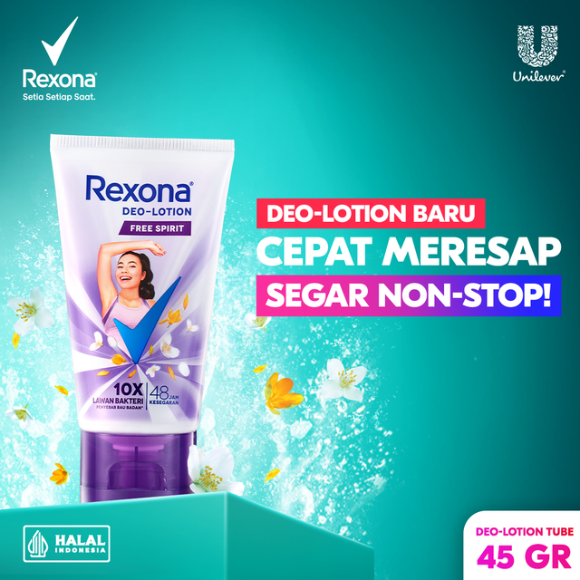 REXONA DEOLOT FREE SPIRIT TUBE 45G