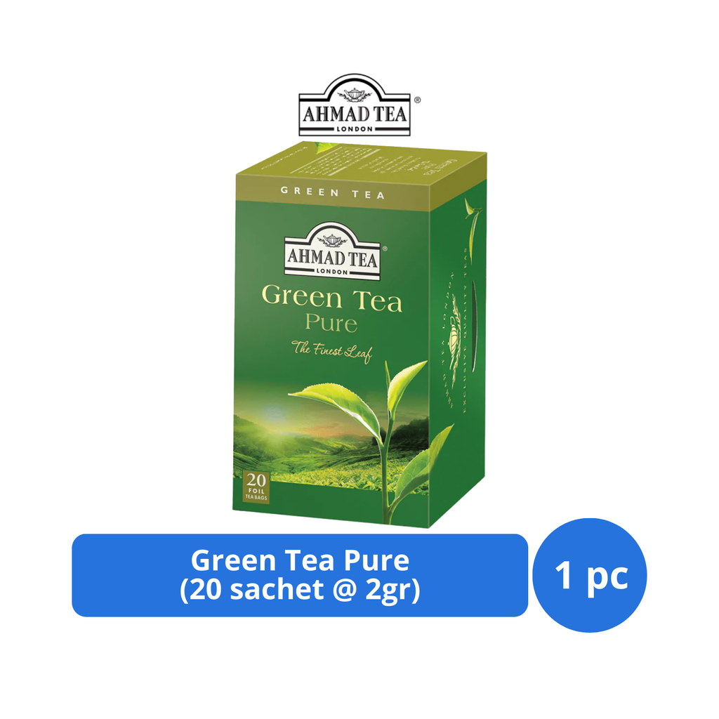

Ahmad Tea Green Tea Pure 20s @ 2gr