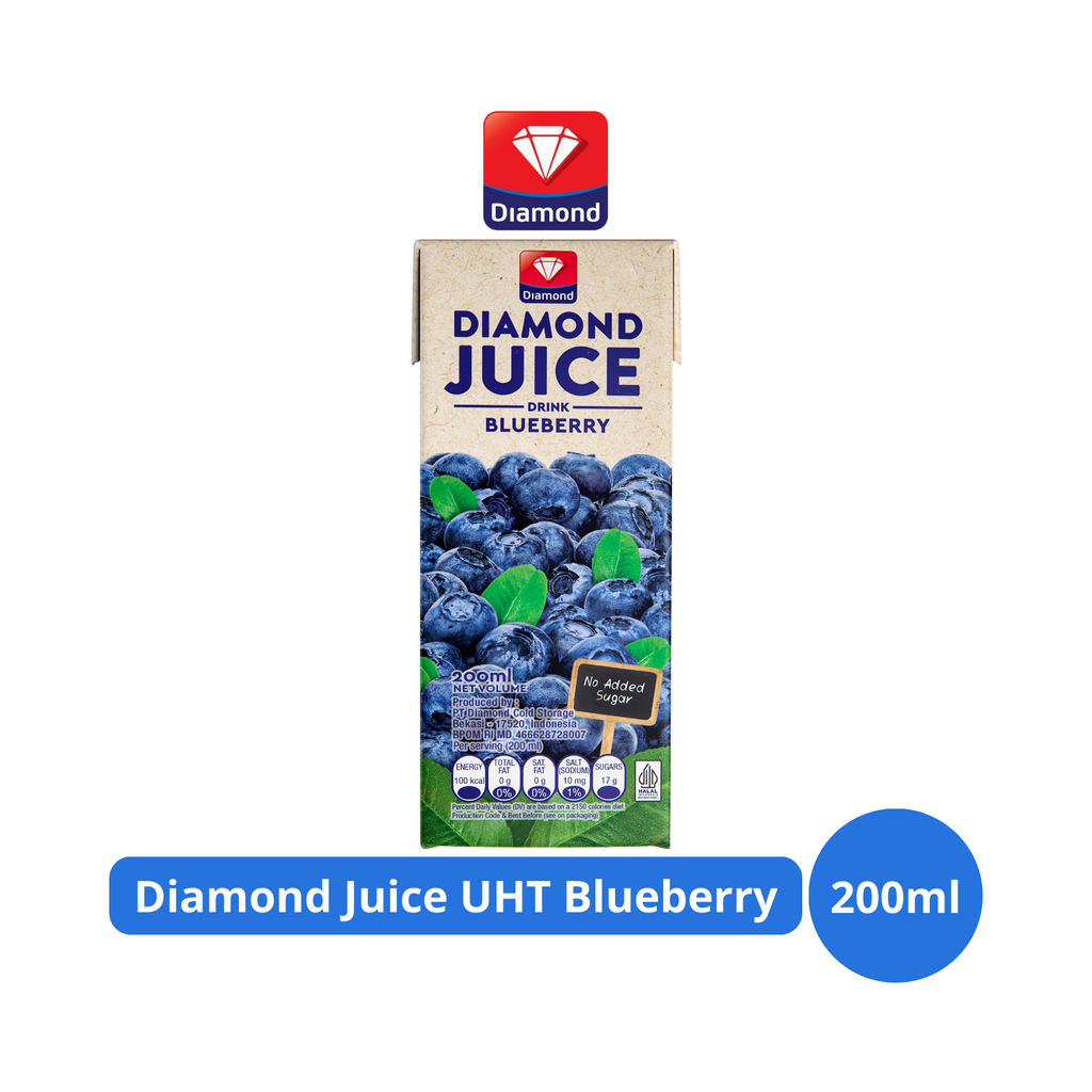 

Diamond Juice UHT Blueberry 200ml