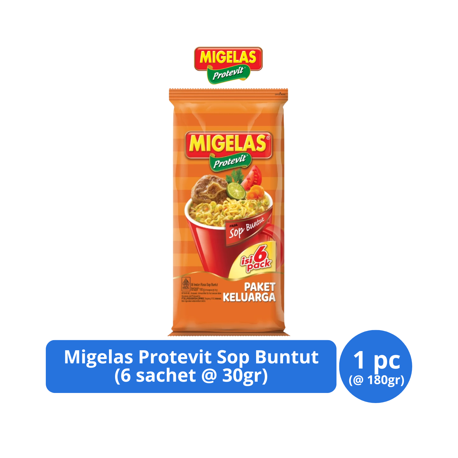 

Migelas Protevit Paket Keluarga Sop Buntut 6s @ 30gr