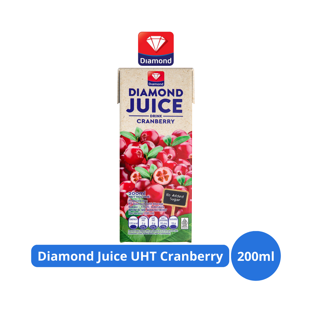 

Diamond Juice UHT Cranberry 200ml