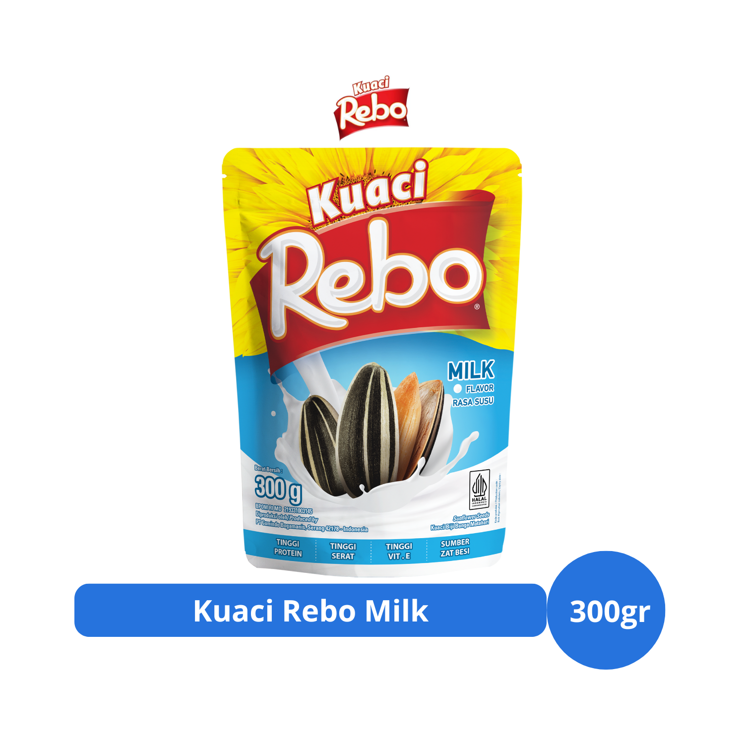 

Kuaci Rebo Milk 300gr