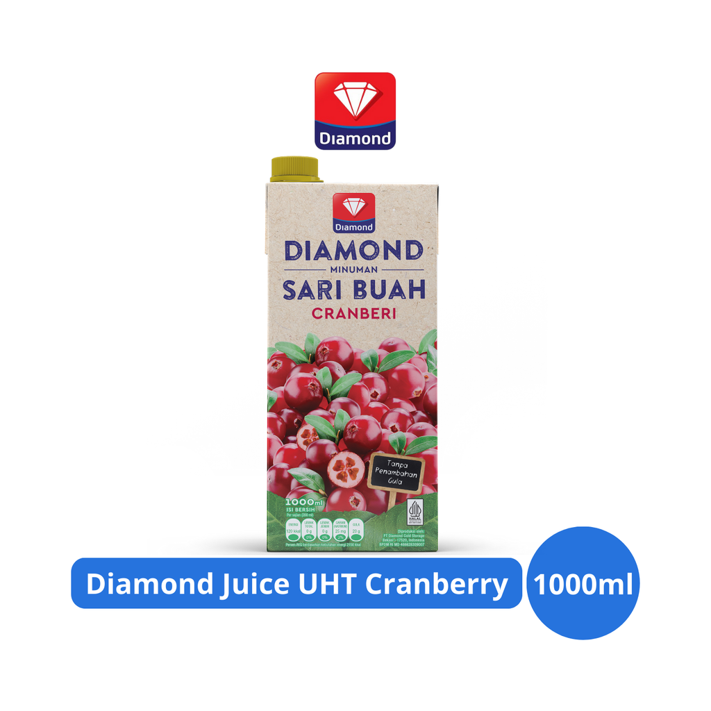 

Diamond Juice UHT Cranberry 1000ml