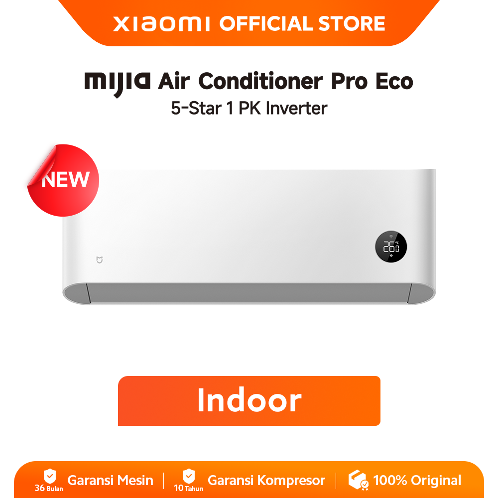 Mijia Air Conditioner Pro Eco 5-Star 1 PK Inverter | High Energy Efficiency AI | 30-second Quick Coo