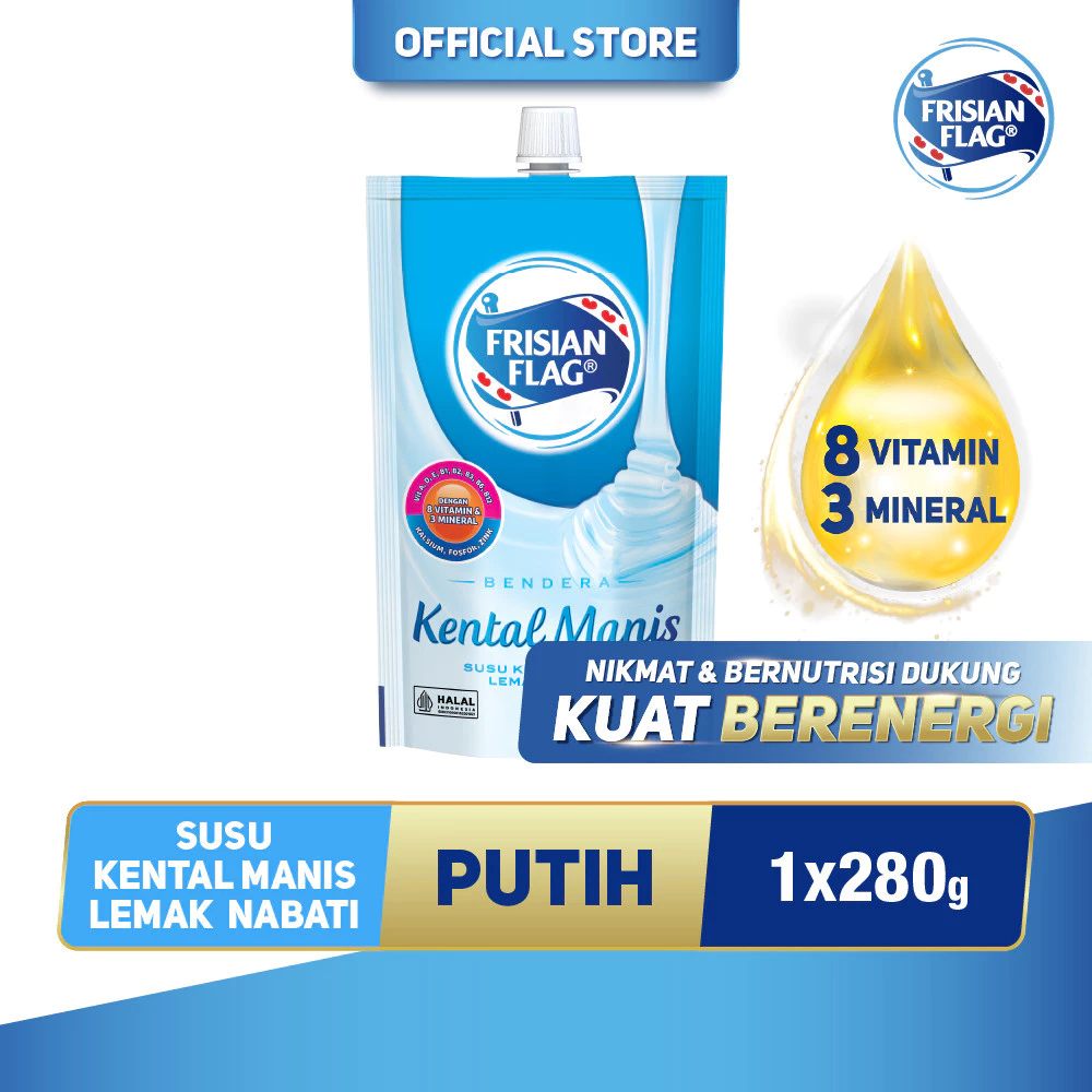 

[GIFT] Frisian Flag Bendera Kental Manis Pouch 280g - 1 Pcs