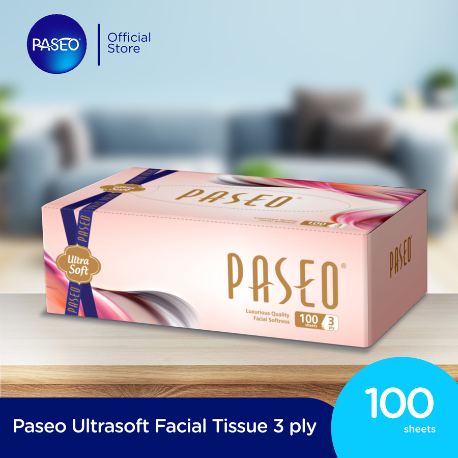 Paseo Velvet Facial Box Ultra Soft 100's