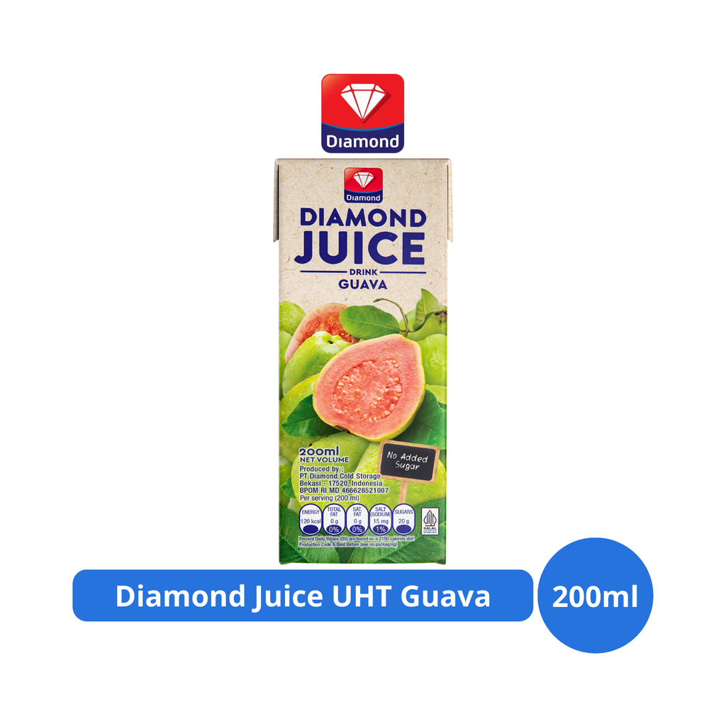 

Diamond Juice UHT Guava 200ml