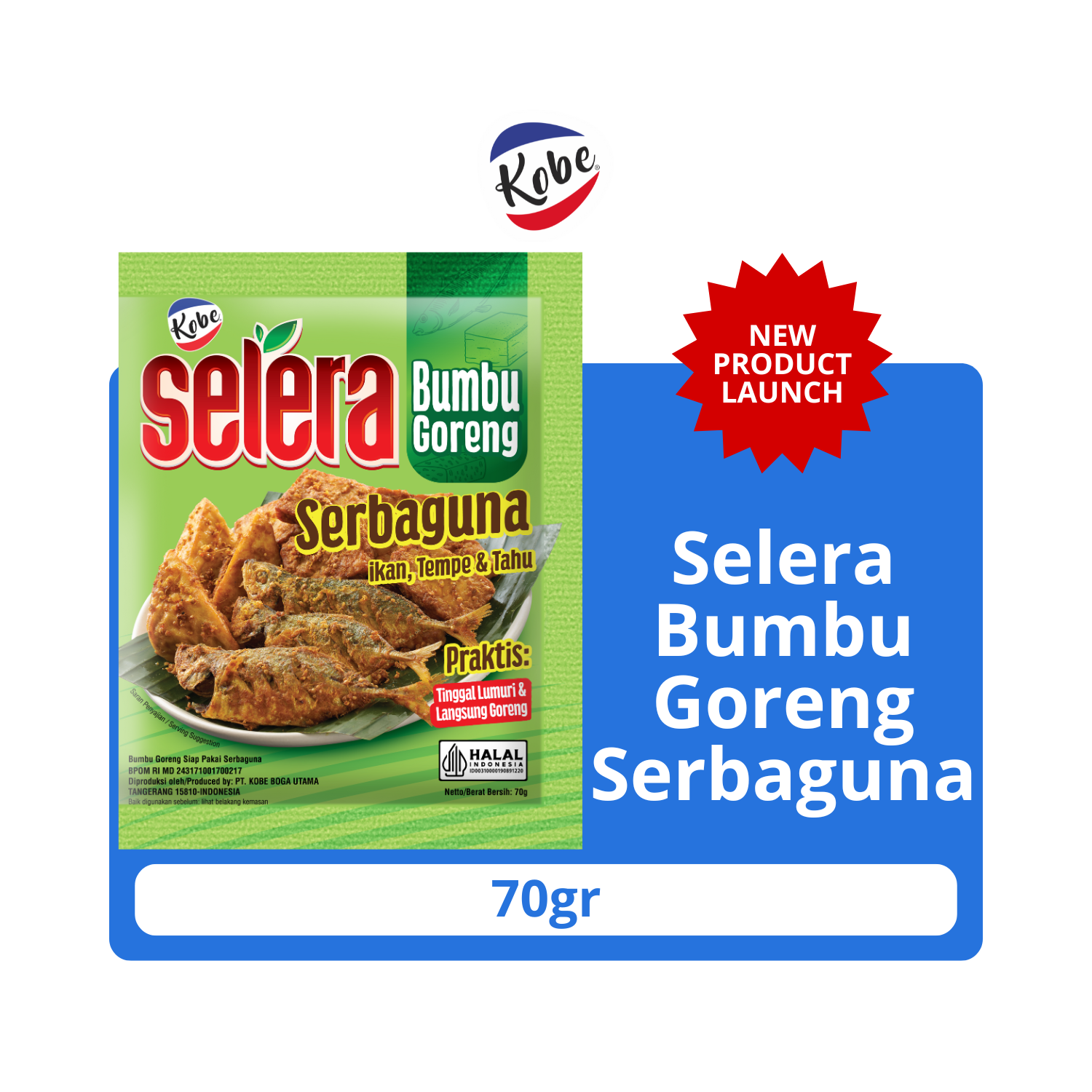

Kobe Selera Bumbu Goreng Serbaguna 70gr