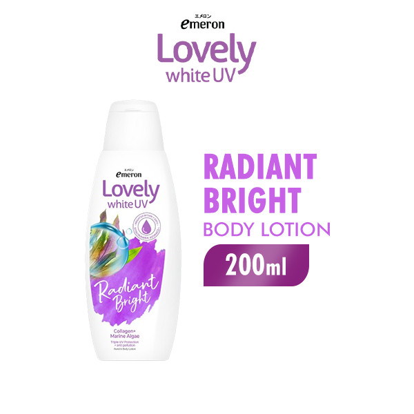 Emeron Lovely White Hand & Body Lotion UV Radiant Bright 200 ml