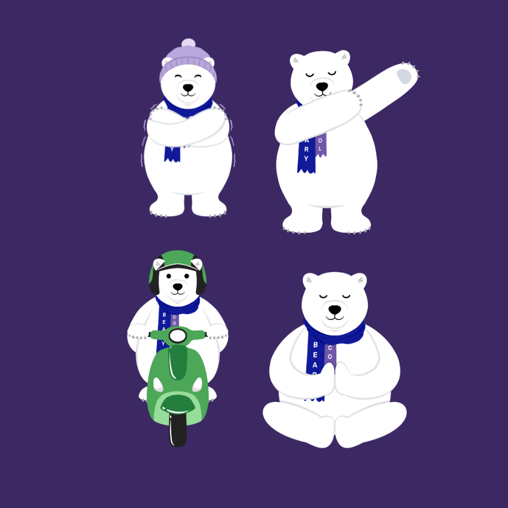 

[GIFT] Beary Cool One Character Sticker