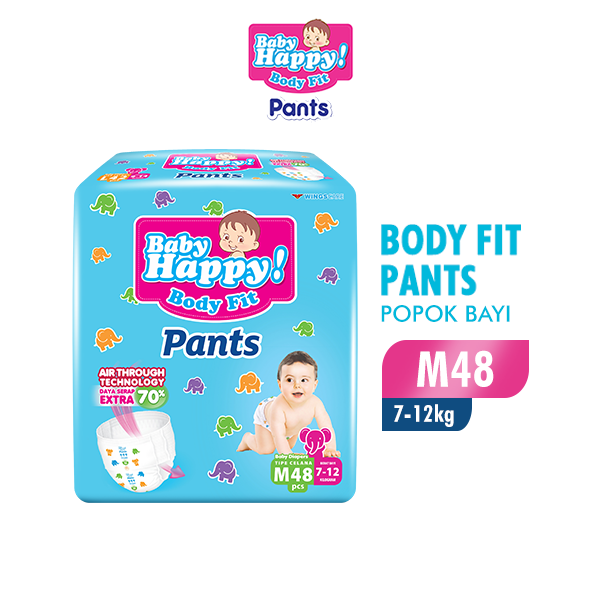 Baby Happy Pants Popok Bayi Celana M 48