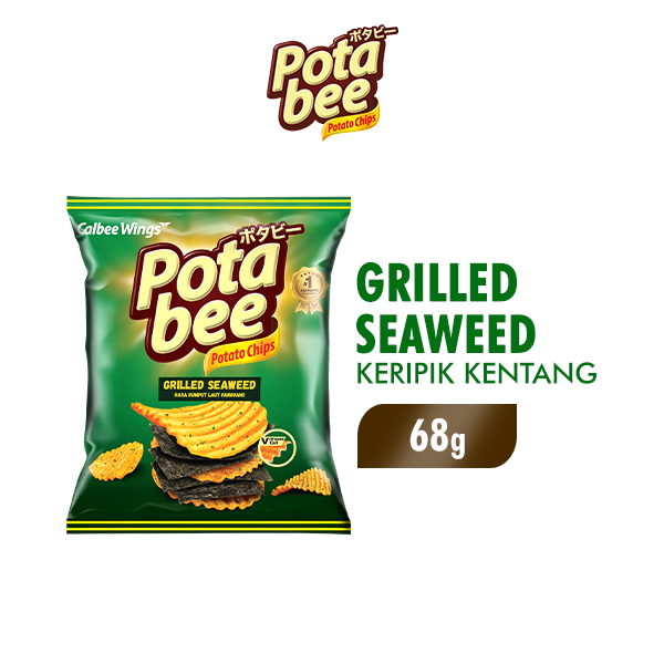

Potabee Keripik Kentang Grilled Seaweed 68 gr