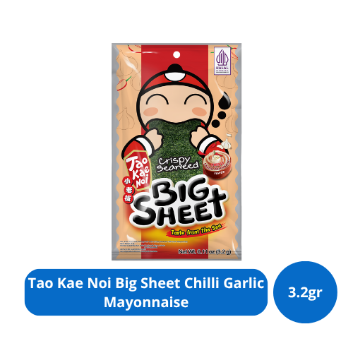 

Tao Kae Noi Big Sheet Chilli Garlic Mayonnaise 3.2gr