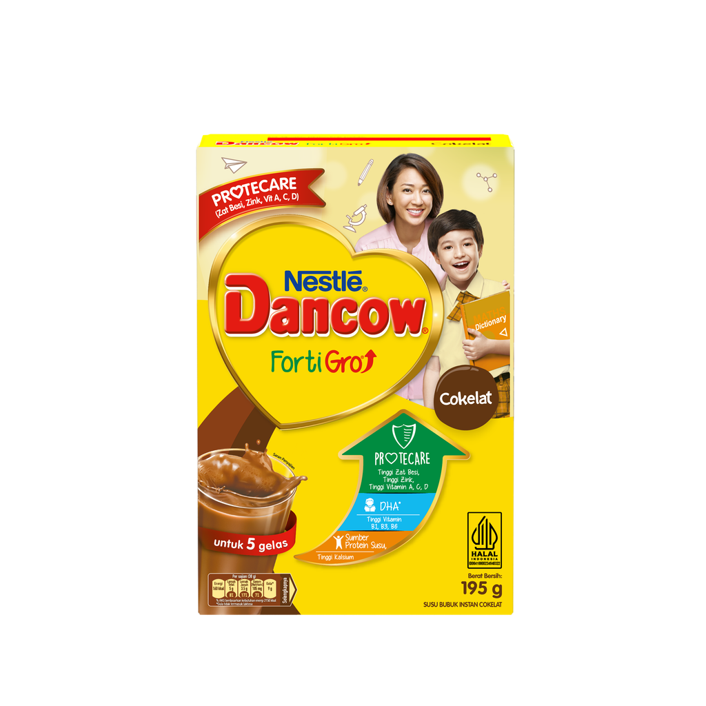 

[GIFT] FGR - DANCOW Fortigro Coklat Susu Bubuk Susu Anak 195g