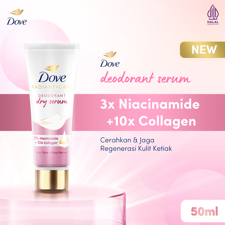 Dove Dry Serum Deodorant Serum Regenerate Care Collagen+Vitamin B3 50Ml