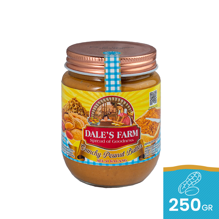 

Dale's Farm Crunchy - Peanut Butter 250gr