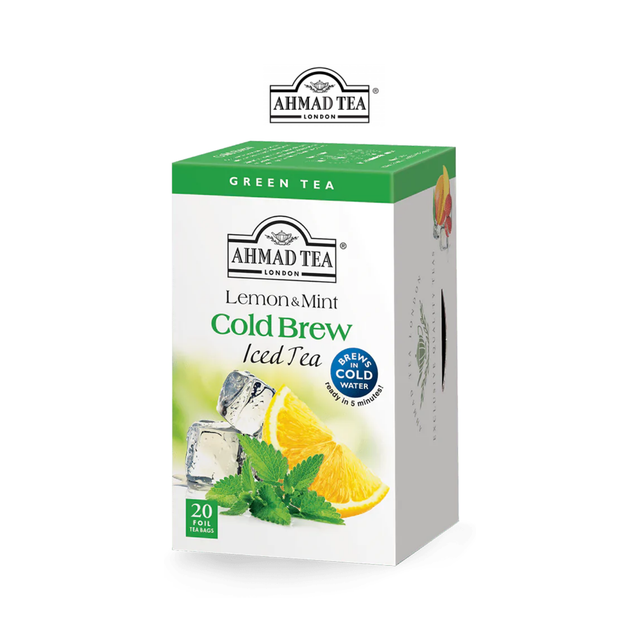 

Ahmad Tea Lemon & Mint Cold Brew Iced Tea 40gr (2gr x 20s)