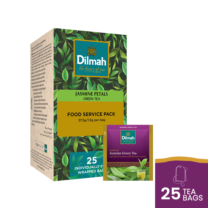 

Dilmah Greentea with Natural Jasmine [Foil Envelope 25s] One Color