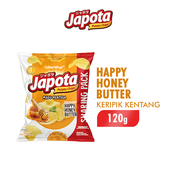 Japota Keripik Kentang Happy Honey Butter 120 gr