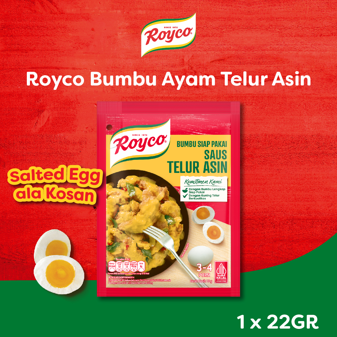 

Royco Bumbu Ayam Saus Telur Asin 22 gr