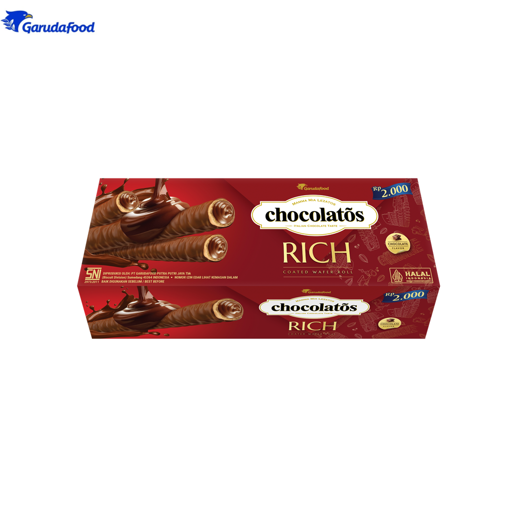 

Chocolatos Wafer Roll Coatedroll Chocolate 22,8g