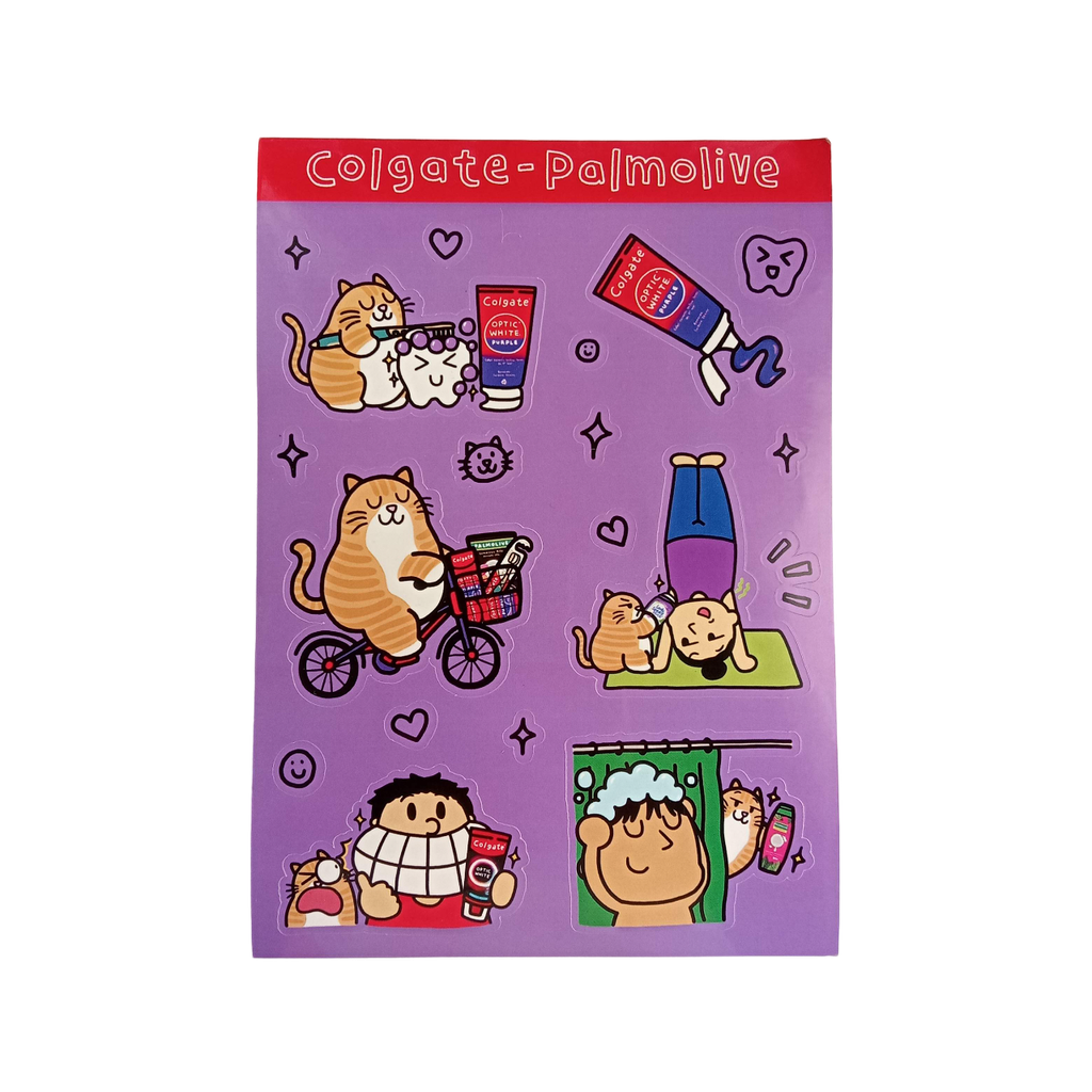 

[GIFT] Colgate Exclusive Merchandise x Biamaquilla - Sticker Pack [Limited Edition]
