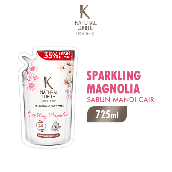 K Natural Sabun Mandi Cair Magnolia 725ml