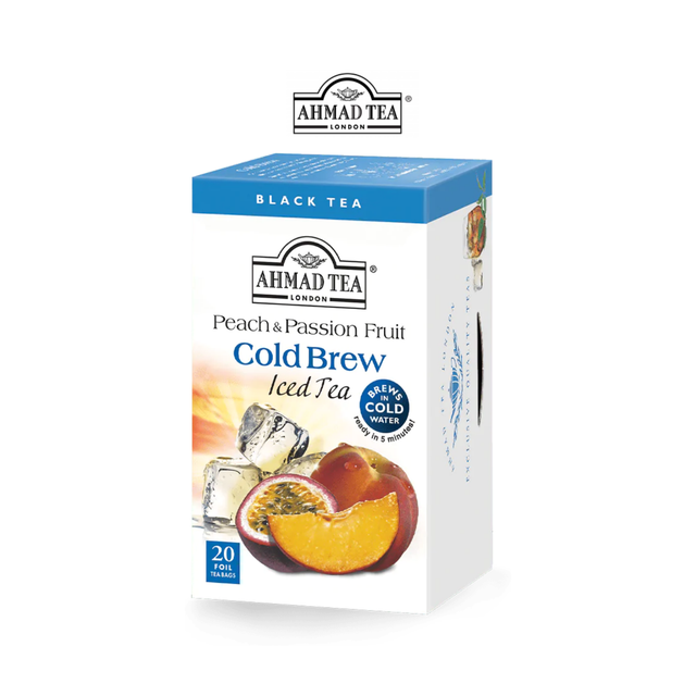 

Ahmad Tea Peach & Passion Fruit Cold Brew Iced Tea 40gr (2gr x 20s)