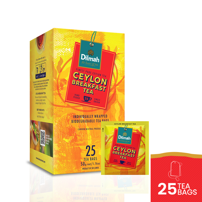

Dilmah Yum Ceylon Breakfast tea [Foil Envelope 25s]