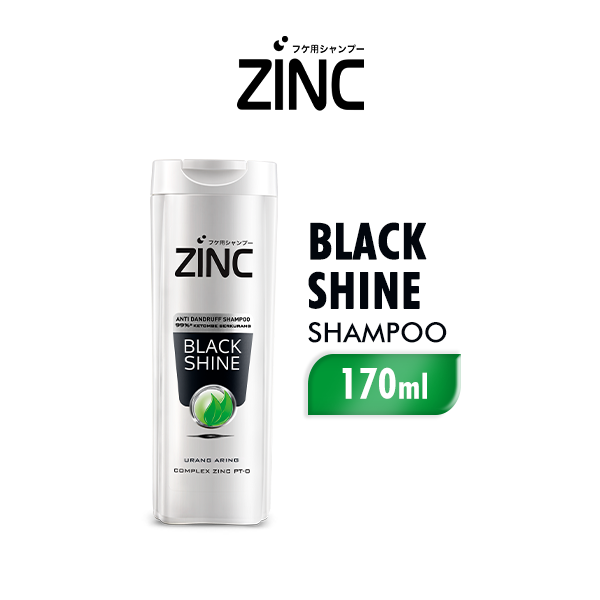 [Gift] Zinc Hijab Active Shampoo Hitam 170ml