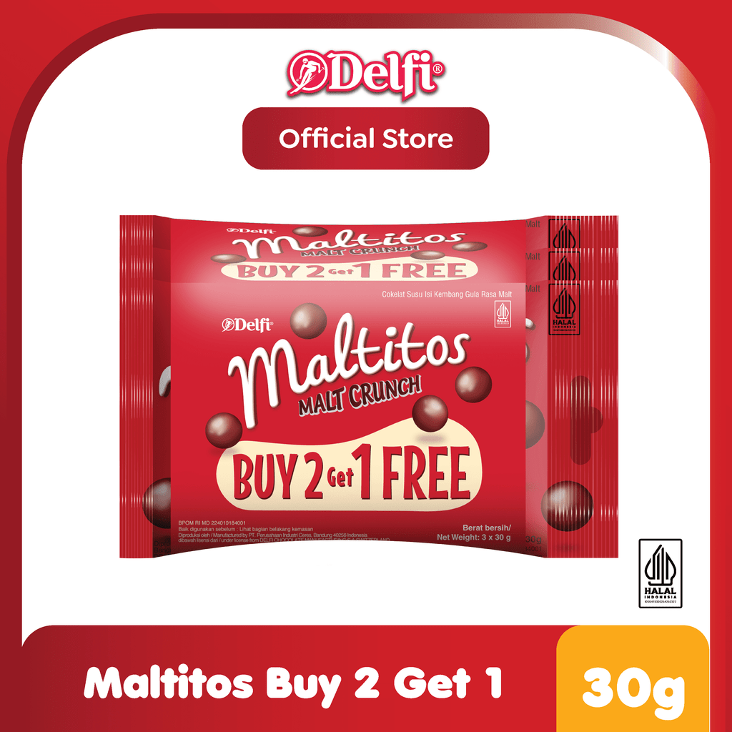 

[BUY 2 GET 1] Delfi Maltitos 30 gr