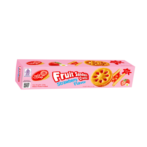 

Meidan Fruit Sandwich Cracker Strawberry Flavor 108gr